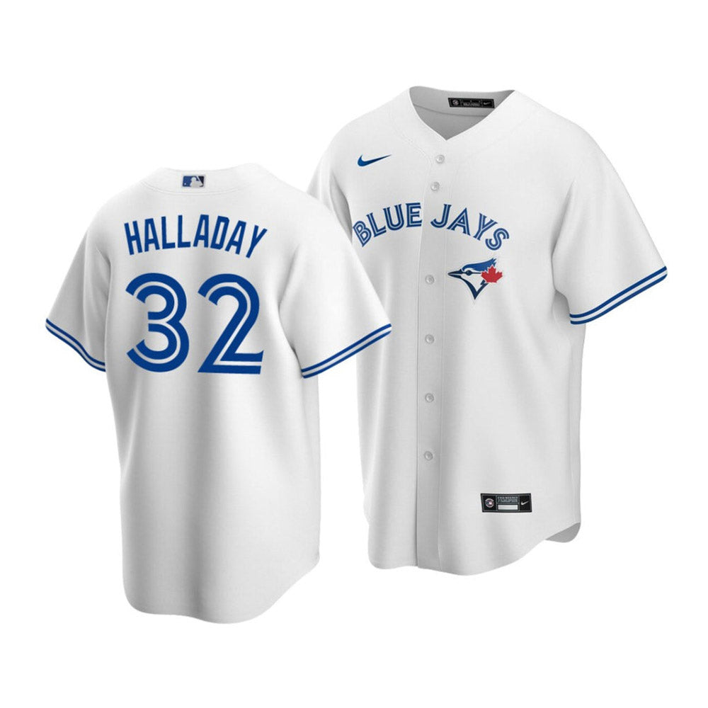 Men's Toronto Blue Jays Roy Halladay Replica Home Jersey - White